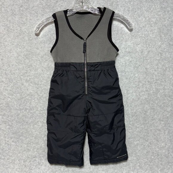 Columbia Toddler Snowsuit 2T Gray Black Snow Pants Bibs Omni-Shield Waterproof - Picture 1 of 9